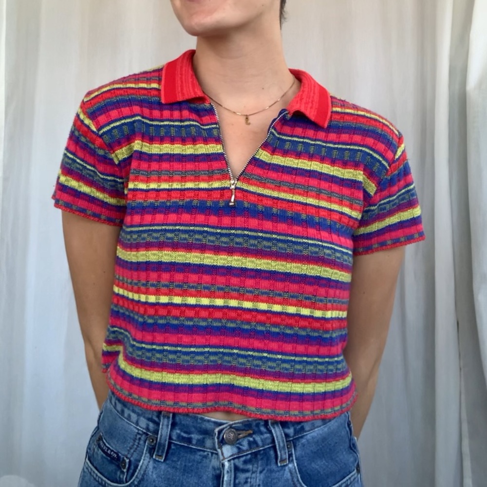 COPY - vintage zip tee